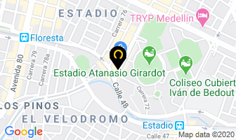 Mapa de Funeral Pet en Medellín