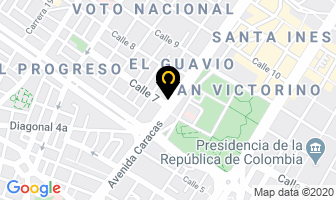 Mapa de Funerales Gámez en Bogotá D.C