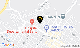 Mapa de Funerales La Paz Centro en Garzón