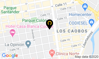 Mapa de Funerales Los Olivos en Cúcuta