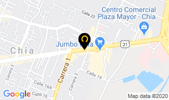 Mapa de Funerales Los Olivos en Chía