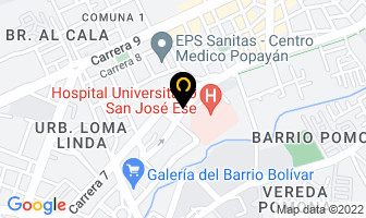 Mapa de Funerales Monte Sacro - Popayàn en Popayán