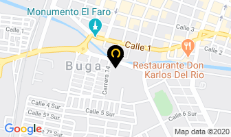 Mapa de Funerales Y Pro-exequiales San Martín en Buga