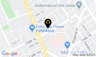 Mapa de Funeraria La Esperanza Ltda. en Valledupar