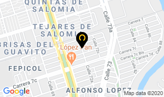 Mapa de Funeraria López en Cali