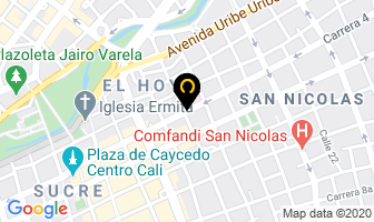 Mapa de Funeraria San Juan De Dios en Cali