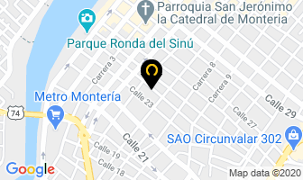 Mapa de Funeraria Senderos De Paz Ltda. en Montería