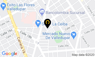 Mapa de Funinces en Valledupar