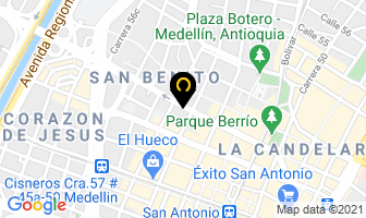 Mapa de Fusion 7 en Medellín