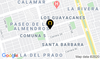 Mapa de Fusion Express Logistica en Cali