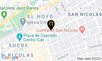 Mapa de Futelect en Cali