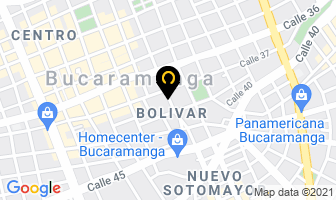 Mapa de G H. Autos en Bucaramanga