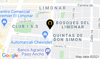 Mapa de G N V Autos en Cali