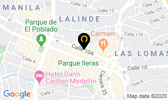 Mapa de G Publicidad en Medellín