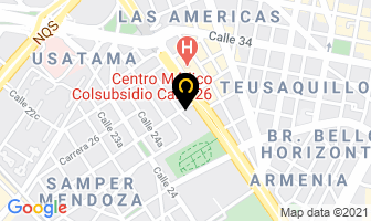 Mapa de G.a. Maquinaría Para Madera en Bogotá D.C