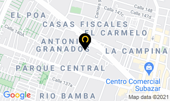 Mapa de Gabinete en Bogotá D.C