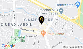 Mapa de Gac International Colombia Ltda. en Cali