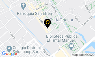 Mapa de Galaa's Eventos Sociales en Bogotá D.C