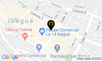 Mapa de Galax en Ibagué