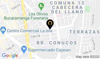Mapa de Galeria 56 en Bucaramanga