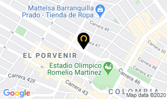 Mapa de Galería André en Barranquilla