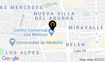 Mapa de Galería Dacar en Medellín