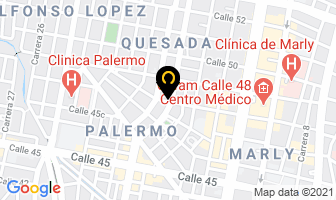 Mapa de Galería El Pergamino en Bogotá D.C