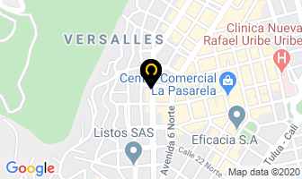Mapa de Galería Rembrandt en Cali