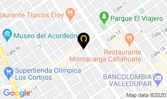 Mapa de Galeria Y Marqueteria Botticelli en Valledupar