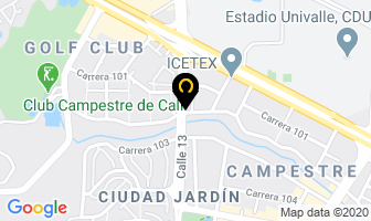 Mapa de Galerias Rattan Tsai en Cali