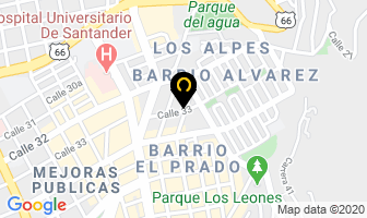 Mapa de Galletas K'rolin en Bucaramanga