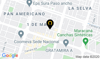 Mapa de Gálvez Luz Mery en Cali