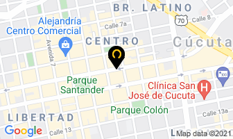 Mapa de Gálviz Coruña Edgar en Cúcuta