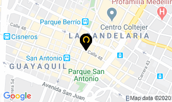Mapa de Gama bordados en Medellín