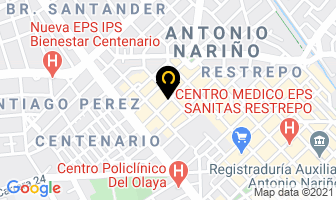 Mapa de Gama De Suelas en Bogotá D.C