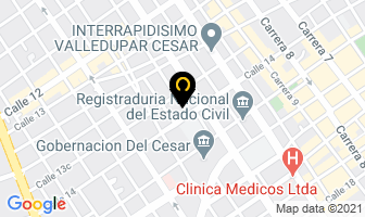 Mapa de Gamarra Andrade Antonio Samuel en Valledupar