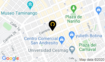 Mapa de Gamar´s Tipografia Y Litografia en Pasto