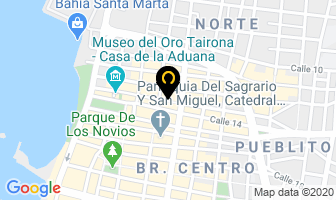 Mapa de Game Cell en Santa Marta