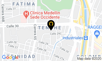 Mapa de Gameco en Medellín