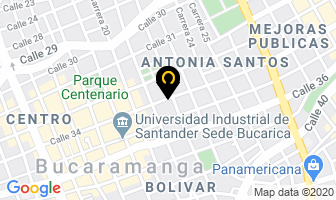Mapa de Gamestation Realidad Virtual en Bucaramanga