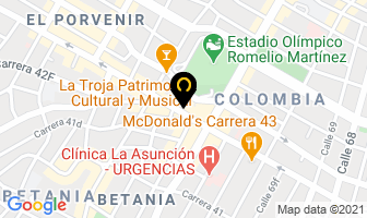 Mapa de Gamma Alta Ltda en Barranquilla