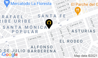 Mapa de Ganando Haciendo Click Desde Casa en Cali