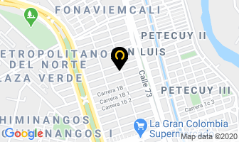 Mapa de Gano Excel Mundial en Cali