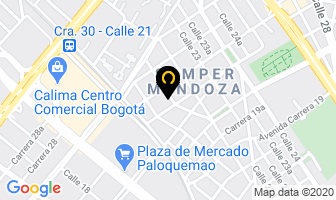 Mapa de Ganocafe In en Bogotá D.C