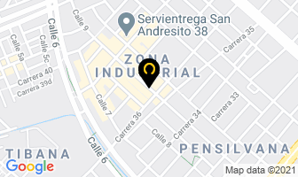 Mapa de Gap Express en Bogotá D.C