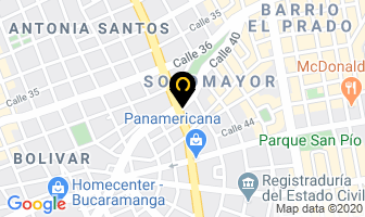 Mapa de Garantia Cta en Bucaramanga