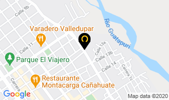 Mapa de Garay Castro Rogelio Rafael en Valledupar