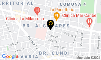 Mapa de García Cheu Ltda en Santa Marta