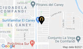 Mapa de García Rojas Evelio en Cali
