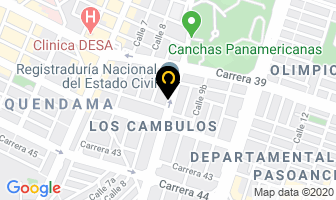 Mapa de Gas Express Vehicular S.a. en Cali